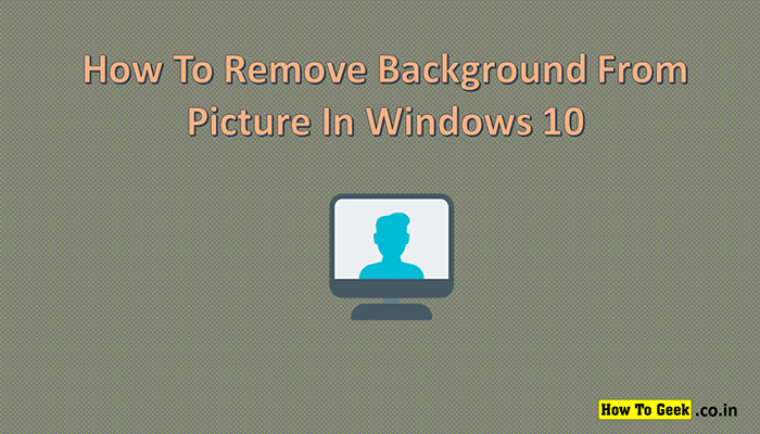 How to Remove Background